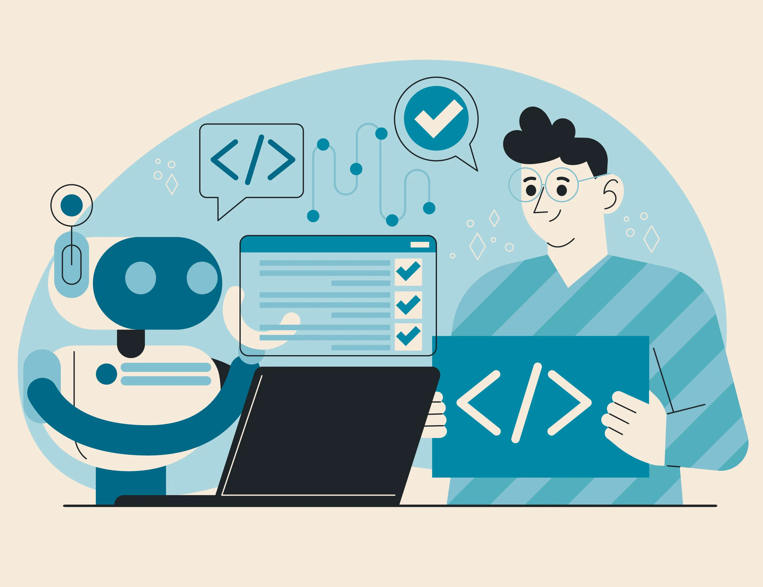 A person freelancing in machine learning. A person freelancing in machine learning.